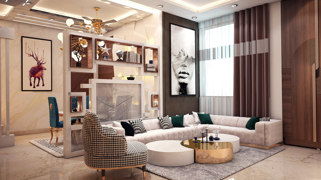 Living Room Interior Design Service Provider in Mumbai